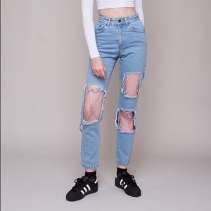 The ragged priest Demolition jean jean - blue